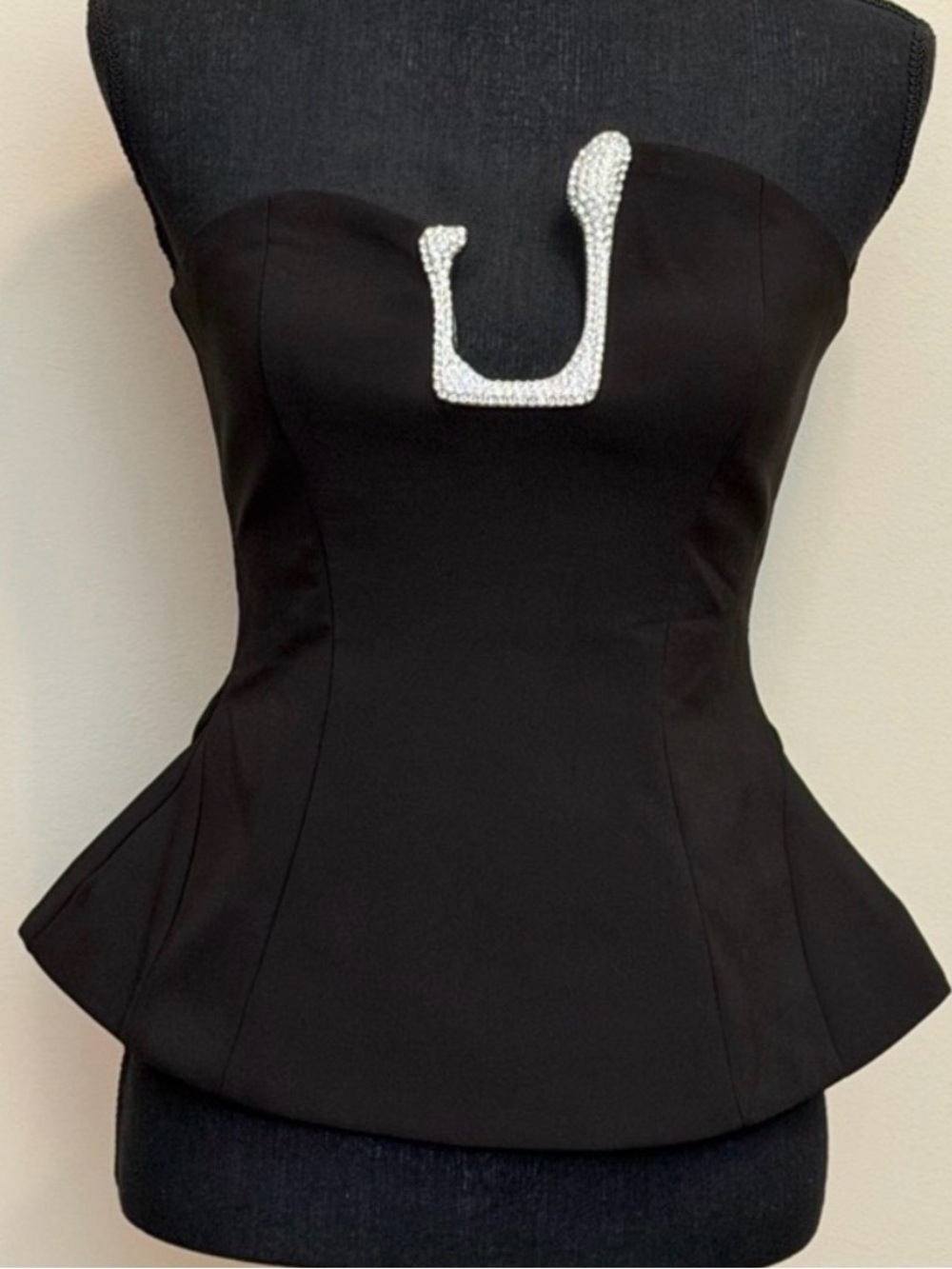 NWT Zara sparkly bandeau top